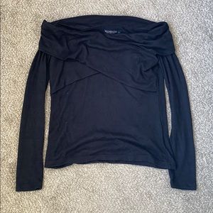 a&f off shoulder cozy top. never worn.